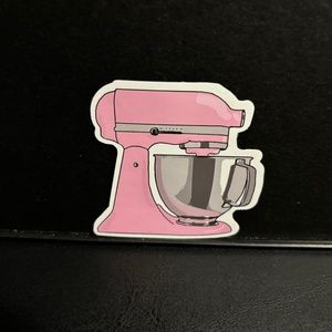 PINK STANDING MIXER STICKER
